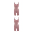 thumbnail image 4 of Soidarity Body Body Ropa interior Control Corsés Butt Lifter Undershirt Corrective Shapers Slimmer Lady Belly Sheath Red Bean Color de frijol rojo 2Conjunto, 4 of 6