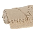 thumbnail image 3 of Parkland Collection Transitional Herringbone Beige Rectangle 50" x 60" Throw, 3 of 4