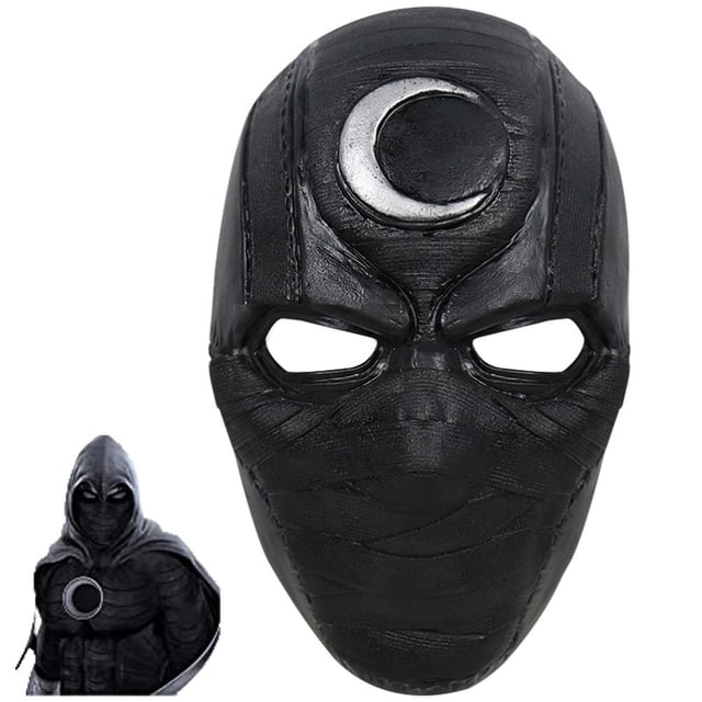 Figura de película Caballero cubierta facial de látex suave Cosplay de caballero cubierta facial tocado disfraz de caballero de Halloween accesorios decoración de fiesta