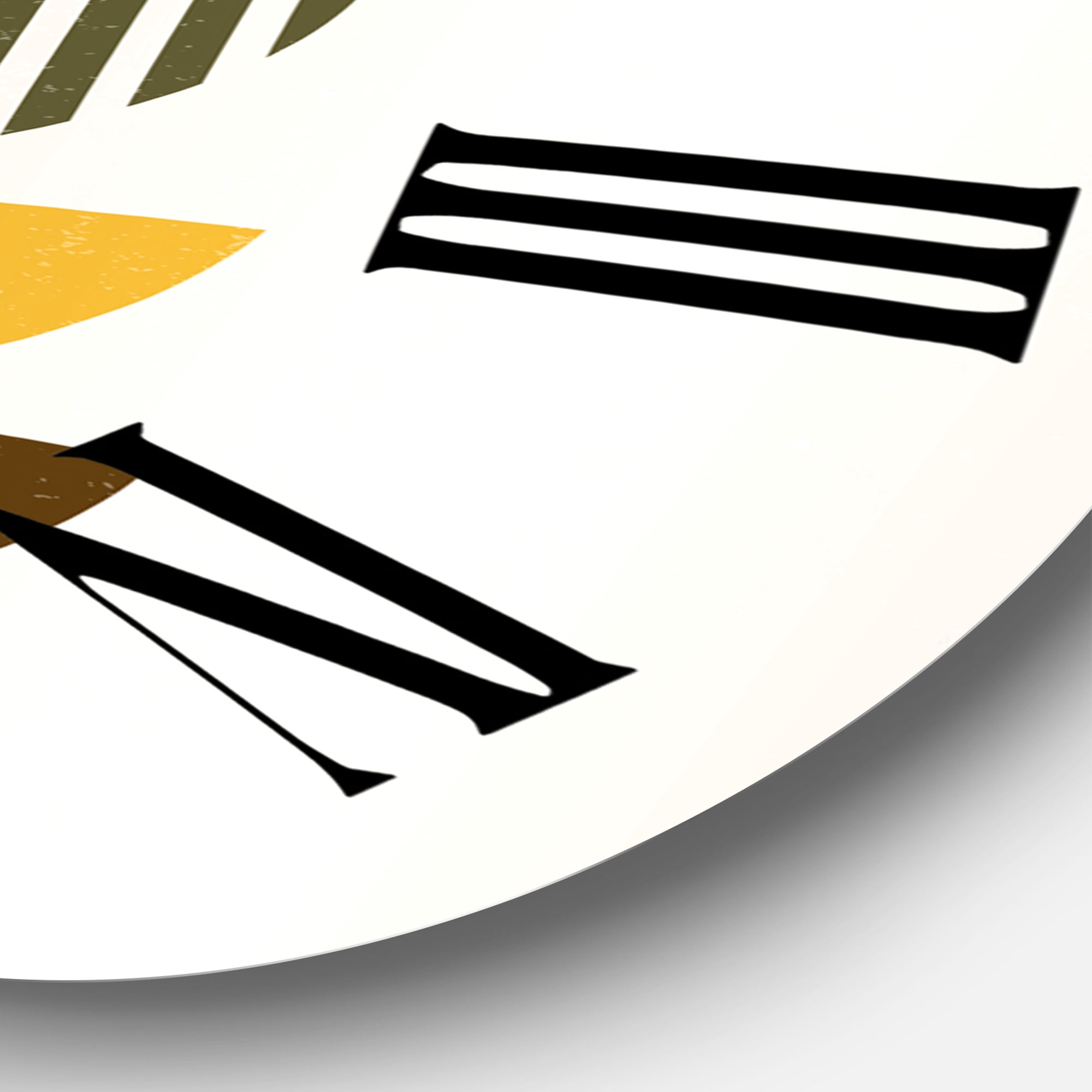 Designart 1 in Modern,Contemporary Wall Clock