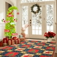 thumbnail image 6 of WETRBWEH Christmas Area Rug, 3'X5' Santa Claus Rugs Washable Home Carpet, Non-Slip Area Rugs Low Pile Indoor Carpets for Living Room Bedroom Kitchen, 6 of 9