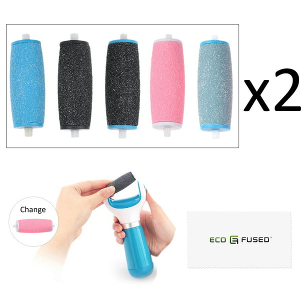 generatie evenwichtig fictie Eco-Fused 10-pack Compatible Replacement Roller Heads for Amope Pedi  Perfect Electronic Foot File - 4x Extra Coarse and 6x Regular Coarse -  Removes Calluses For Smooth Feet - Great Pedicure Accessory - Walmart.com