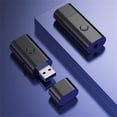 thumbnail image 2 of Bluetooth 5.3 Receiver 3.5mm Aux Wireless USB Adapter: Low Latency, Built - in Mic, for TV, PC, Home/Car Stereo with Music Streaming and Hands - free Calls, 2 of 6