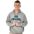 thumbnail image 4 of Joe College Student Drinking Party Men's Big & Tall Graphic Hoodie Brisco Brands 2X, 4 of 5