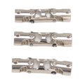 thumbnail image 1 of RC Universal Joint Shaft, RC Coupling Steering Shaft Steel Material 8mm To 8mm Rotatable 3 Section  For RC Car, 1 of 8