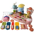 thumbnail image 1 of Ensemble de Jeu 3 en 1 Créations de Cuisine Nouilles pour Enfants Forme de Cochon Colorée Outil de Pâte à Modeler Créations Intéressantes pour Enfants, 1 of 9
