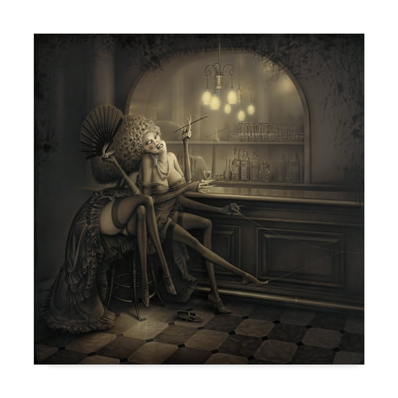 Trademark Fine Art 'Ida The Spider' Canvas Art by Kirk Reinert