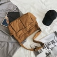 thumbnail image 3 of Yucurem Vintage Canvas Messenger Bag Large Multiple Pockets Hobo Bag Crossbody Shoulder Bag for Women Men (Brown), 3 of 10