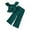 Green, variant on Fgnfyis Toddler Girl Outfits Summer Casual Bow Tie Blouse with Elastic Waist Playful Romper for Daily Wear Green 2-3 Years