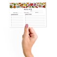 thumbnail image 2 of Inkdotpot 4x6 Inch Recipe Cards (Set of 50) , Thick Double Sided Premium Card Stock- Modern Style White Recipe Notecards for Weddings- Bridal- Baby Shower - Fruits & Veggies Theme, 2 of 6