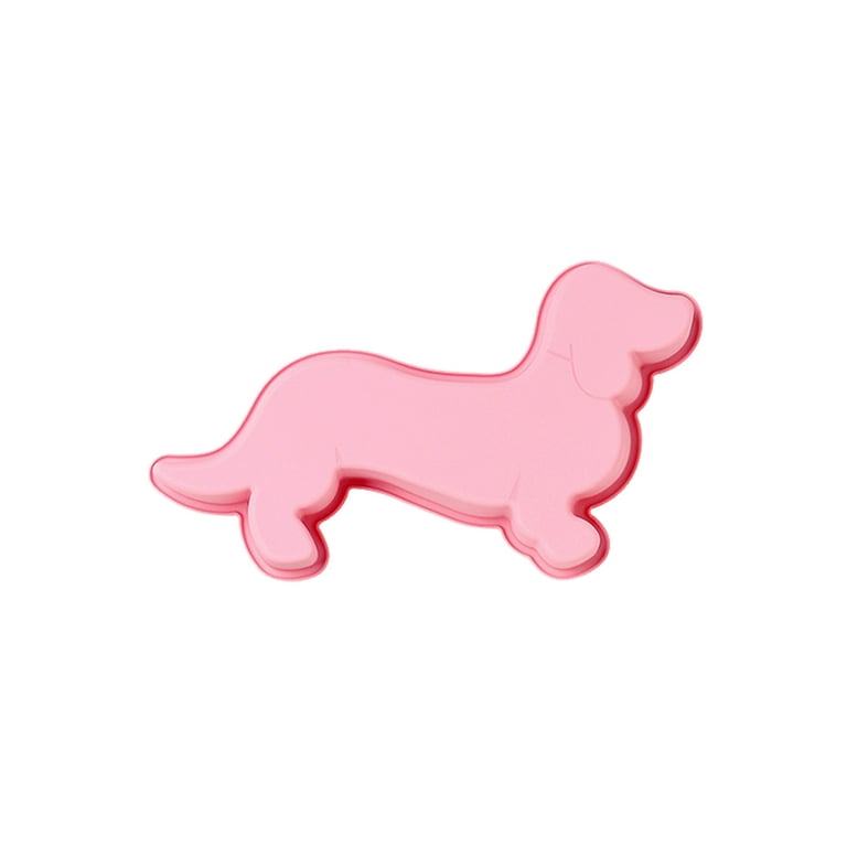 Dachshund Dog Shaped Chocolate Ice Cube Silicone Reusable Mold Candy Treats