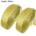 thumbnail image 2 of Christmas Tree Ribbon Mesh Glitter Ribbons Decoration Gift for Home Xtmas Tree Party Packaging DIY, 2 of 5