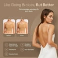 thumbnail image 6 of Silicone Nipple Covers for Women - No Show, Invisible & Skin-Friendly - Seamless Waterproof Adhesive Pasties, 6 of 8