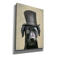 thumbnail image 2 of Epic Graffiti 'Black Labrador, Formal Hound and Hat' by Fab Funky, Canvas Wall Art, 40"x54", 2 of 3