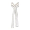 thumbnail image 2 of Dserhfy Chair Sash Bow Reusable Chair Back Velvet Bow Universal Wedding Events Banquet Anniversary Bridal Banquet Party Dining Chair Cover Decoration, 2 of 8