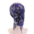thumbnail image 5 of Racing Butterfly Women Cancer Head Scarf Chemo Hair Loss Hat Turban Pre-Tied Headwear Bandana New, 5 of 9