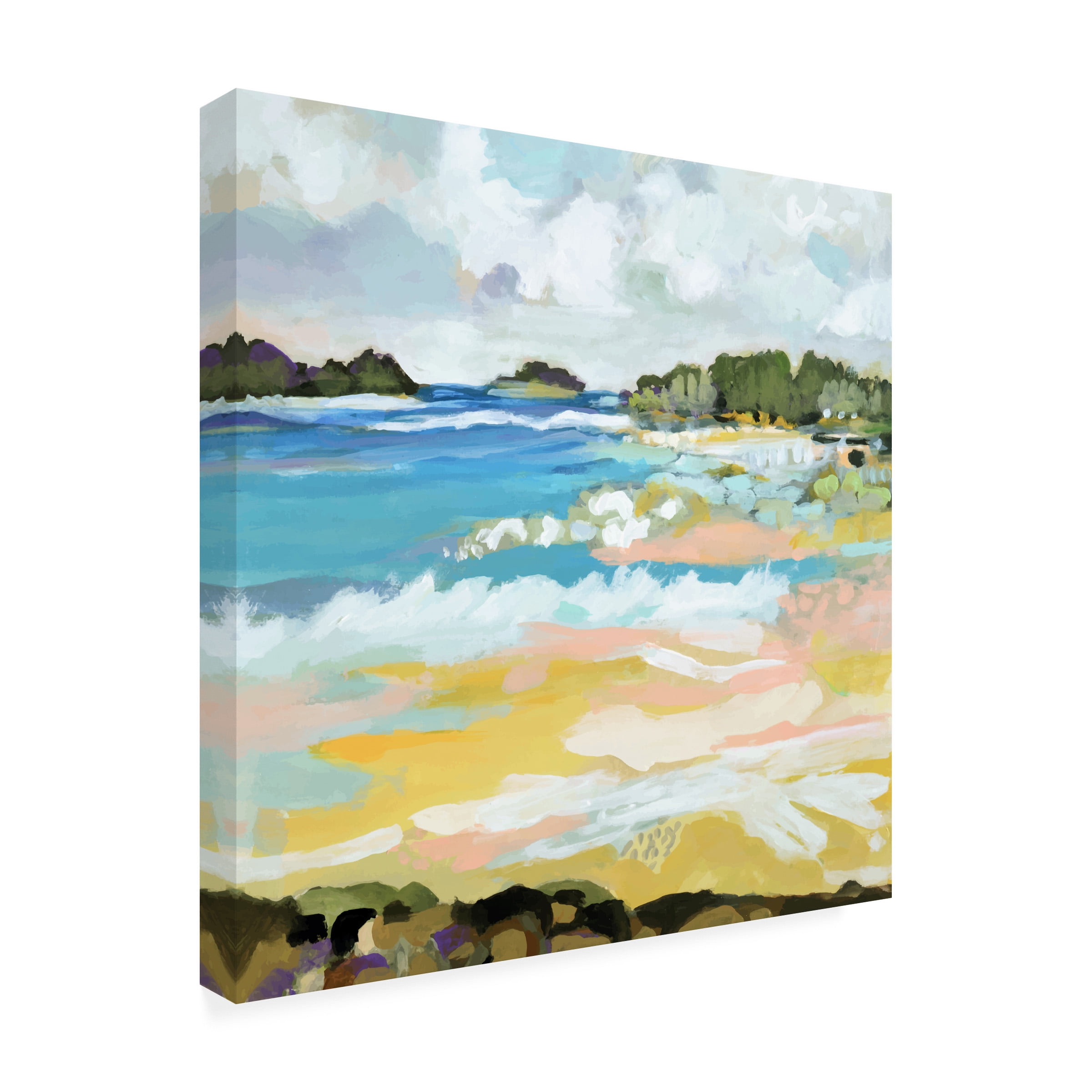 Karen Fields 'Surfscape IX' Canvas Art