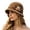 Coffee, variant on Ticikt Women Hand‑Crochet Bucket Hat, Winter Warm Knit Hat with 3D Floral Decor Fleece Lined Windproof Soft Crochet Cloche Hat for Ladies,Grey