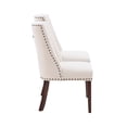 thumbnail image 3 of Powell Augusta Upholstered Dining Chair, Set of 2, Espresso and Natural, 3 of 11