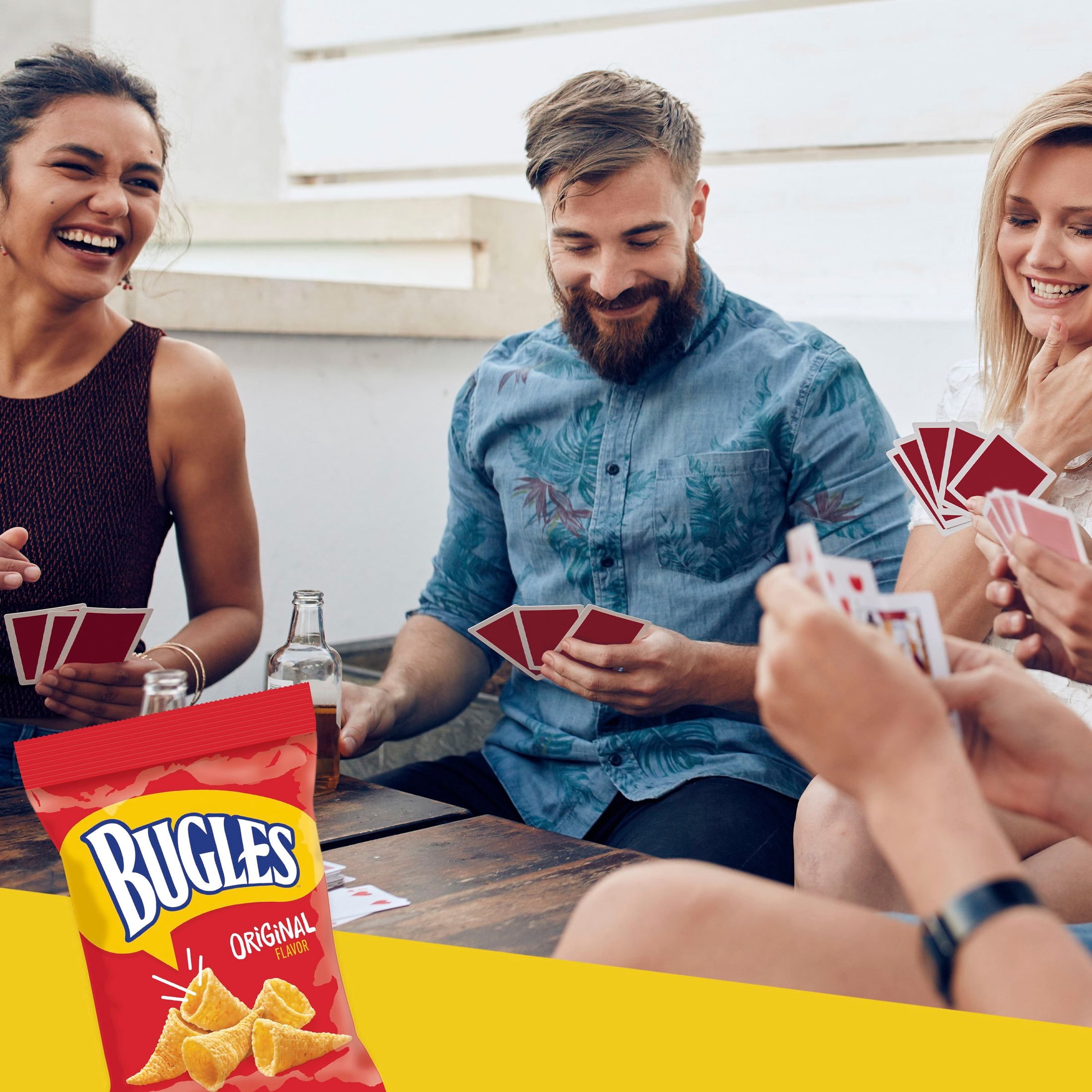 Bugles Original Crispy Corn Snacks, Family Size, Corn Chips, 14.5 oz