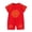 Red, variant on Weebloom Baby Boy Girl Pajamas New Year Onesie Tang Suit Red Short Sleeve Jumpsuit Outfits Sleepwear Loungewear Pjs Sleepers Romper Onesie Red 9-12 Months