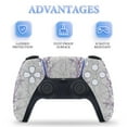 thumbnail image 4 of Purple Grey Leaves PS5/PS5 Pro/PS5 Slim Digital Disc Skin Sticker For Console And Controller Skins, 4 of 7