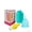 Light blue, variant on Reusable Menstrual Cup Set with Cleaning Brush and Protective Case, Medical Grade Silicone Period Care, 12-Hour Leak-Proof Protection,Pink,L