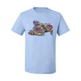 thumbnail image 3 of Tired Sleeping Cat | I Wish I Was My Cat Funny Colorful Kitty | Dean Russo Art Animal Lover Men's T-Shirt, Light Blue, X-Large, 3 of 6