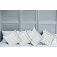 thumbnail image 6 of Ambesonne Retro Throw Pillow Cover 4 Pack, Arrow Pattern Horizontal, 16", Grey Teal White, 6 of 6