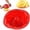 Red, variant on Silicone Fluted Cake Pans, Cups Tube Baking Pan, Silicone Molds for Homemade Cake, Bread and Jello, Non-Stick, Grey