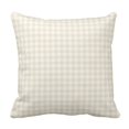 thumbnail image 1 of RYLABLUE Colorful Garden Ivory Gingham Patio Pillowcase Cover 18x18 inch, 1 of 1