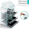 thumbnail image 5 of LMHF Large Makeup Organizer - Clear Stackable Jewelry & Makeup Organizer For Vanity, Bathroom Storage, Dresser - 12 Drawers Cosmetic Beauty Organizers and Storage with Lipstick, Makeup Brush, 5 of 5