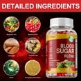 thumbnail image 2 of Blood Sugar Blend Capsules - with Berberine HCL, Cinnamon & Chromium - Heart Health, Cholesterol & Blood Sugar Glucose Metabolism Support - 120 Count, 2 of 8