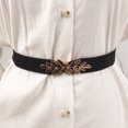 thumbnail image 2 of Femmes Slim Ceinture de Mode Robe d'Accès Mince Brillant Femmes Maigres (1 Pièces Noir), 2 of 2