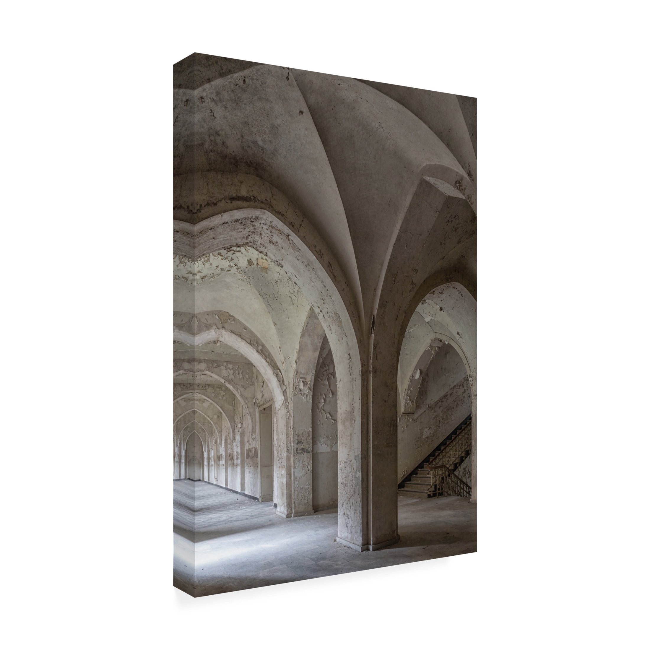 Trademark Fine Art Natascha Worseling  An old Jesuit monastery Canvas Wall Art