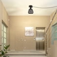 thumbnail image 6 of Kiven Motion Sensor Ceiling Light, Motion Activated Plug-in Ceiling lamp,Black Farmhouse Twine Motion Lights, Adjustable Delay Time for Laundry Bathroom Stair Hallway TB3334, 6 of 7