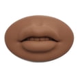 thumbnail image 3 of Speravity Práctica de maquillaje permanente en 3D, modelo de labios y boca, adhesivo portátil, piel reutilizable, enseñanza escolar, Material de laboratorio Marrón, 3 of 6