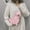 Pink, variant on Women Girls Dinosaur Crossbody Bag - PU Leather Tyrannosaurus Rex Shoulder Purse (10.63×4.33×8.66in)