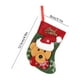 thumbnail image 3 of Porta cubiertos para calcetines navideños, bolsita para dulces, bolsa para cuchillo, cuchara y tenedor, decoración para calcetines navideños, colgante para árbol de Navidad, calcetines navideños de te, 3 of 6