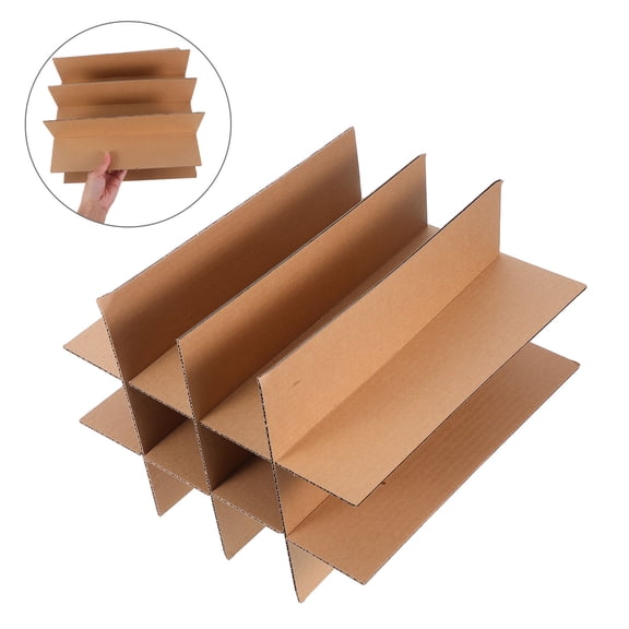VORCOOL 5Pcs Beige Cardboard Dividers for Glassware Packing Supplies 31.0x30.0x23.5in