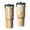 Black-5, variant on 30oz Tumbler with Handle, Insulated Stainless Steel Cup with Flip Straw Lid, Leak-Proof & Cup Holder Friendly for Travel and Sports ,Wood Print