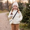 thumbnail image 6 of Abcomgle Girls Puffer Jackets Size 7-8 Winter Stand Collar Puffer Jacket Kids Warm Lightweight Winter Coats for Boys Quilted Padded Winter Jacket for Toddler Boys, 6 of 9