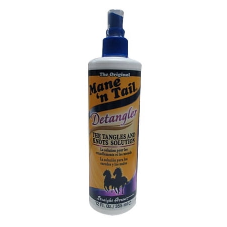 Straight Arrow Mane N Tail Detangler For Hard To Comb Hair - 12 Oz, 2 Pack