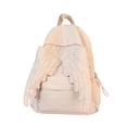 thumbnail image 4 of HJYCHN Girl Backpack Wing Decor Solid Color Daypack Back to School Supplies for Kids Lightweight School Backpack for Boys Light Pink, 4 of 4