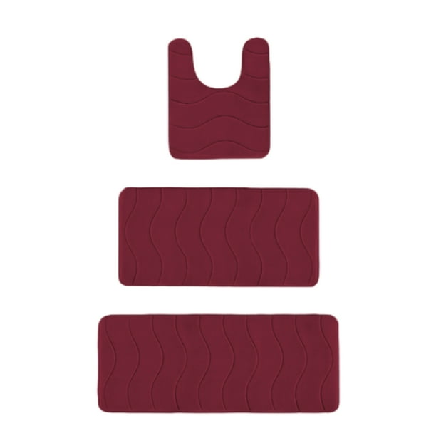 Alfombra de poliéster antideslizante y absorbente para entrada de baño, de secado rápido. Alfombra para interiores, ideal para cocina, dormitorio y lavadero.
