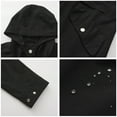 thumbnail image 6 of Women's Lightweight Rain Jacket With Adjustable Hood And Belt For Wet Weather Protection, 6 of 9