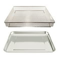 thumbnail image 1 of Univen Stainless Steel Baking Tray Pan and Air Fryer Basket Compatible with Cuisinart Airfryer TOA-060 and TOA-065, 1 of 4