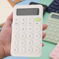 thumbnail image 4 of Calculadora Papelería escolar Sunnimix Portátil multicolor Con batería de botón Calculadora electrónica BLANCO, 4 of 7