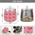 thumbnail image 2 of Yayeee Ashtray with Lid for Cigarette Smokeless Stainless Steel Home Ash Holder, Pink Doughnuts, 2 of 7