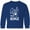 Royal Blue, variant on Inktastic Girls Gotta Have Goals- Hockey Player Long Sleeve Youth T-Shirt